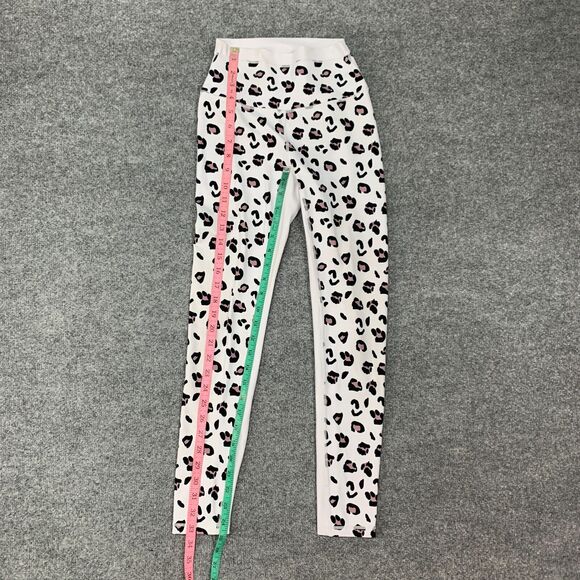 Allfenix High Rise Legging Womens XS Extra Large Snow Leopard Stretch Pull On - Picture 7 of 11